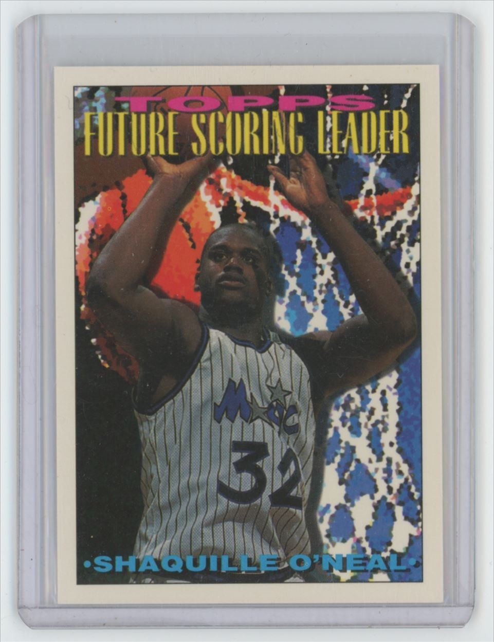 1993-94 Topps Shaquille O'Neal Basketball Card Orlando Magic #386