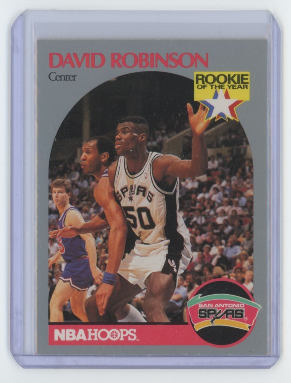 1990-91 NBA Hoops David Robinson Rookie Basketball Card San Antonio Spurs #270