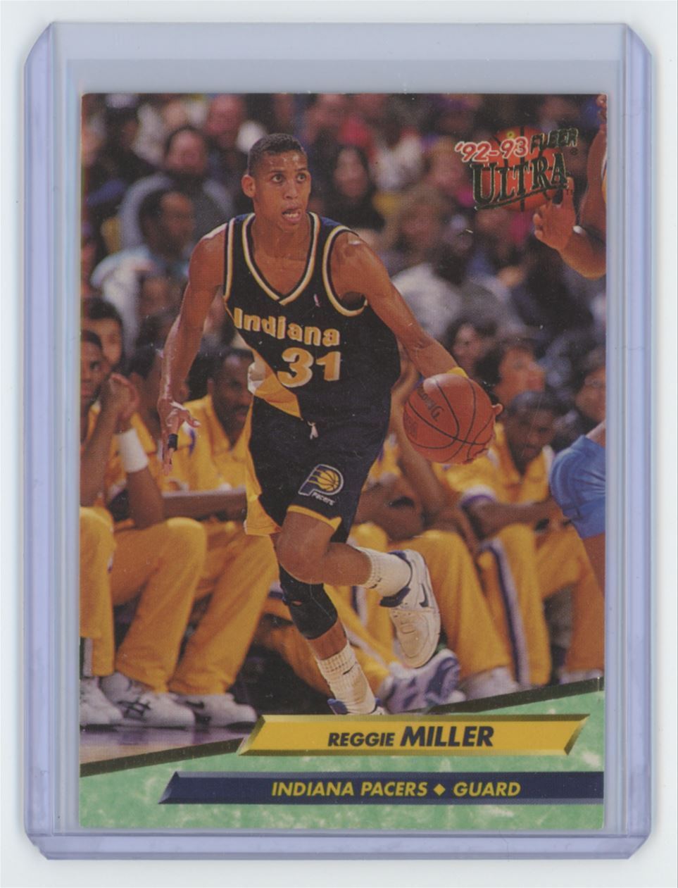 1992-93 Ultra Reggie Miller Basketball Card Indiana Pacers #78