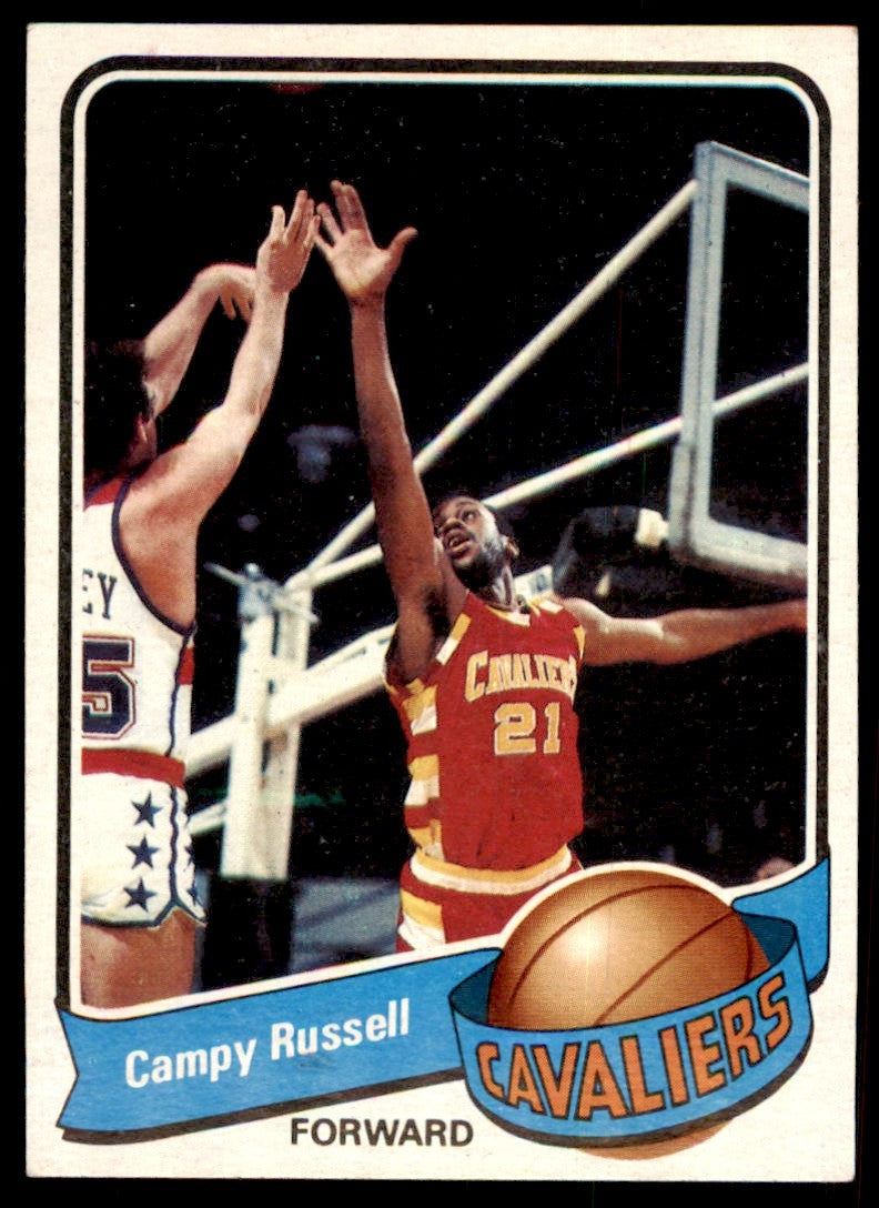 1979-80 TOPPS CAMPY RUSSELL; CLEVELAND CAVALIERS #56 (T102)