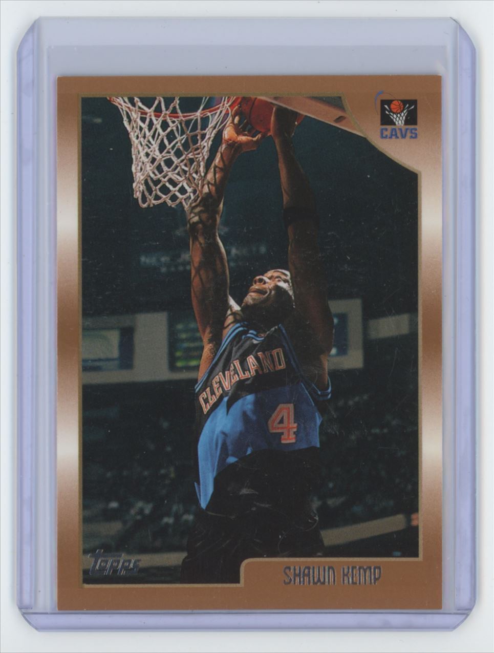 1998-99 Topps Basketball Card Shawn Kemp Cleveland Cavaliers #174