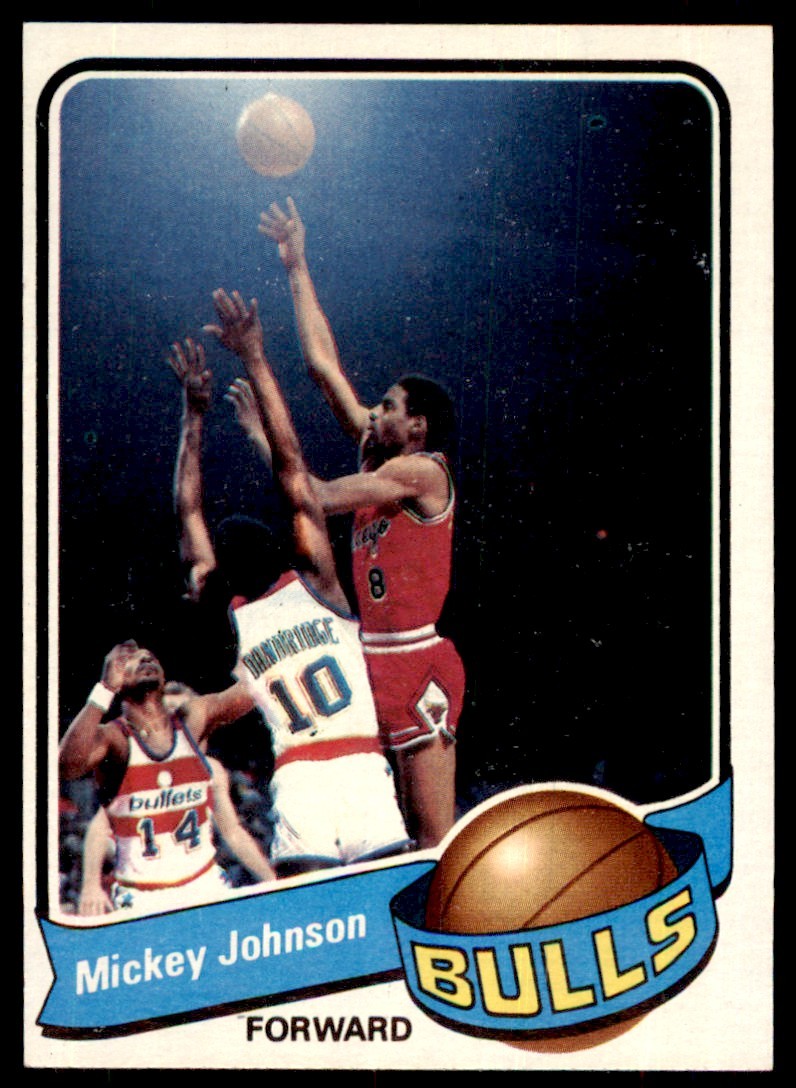 1979-80 TOPPS MICKEY JOHNSON CHICAGO BULLS #59 (T102)
