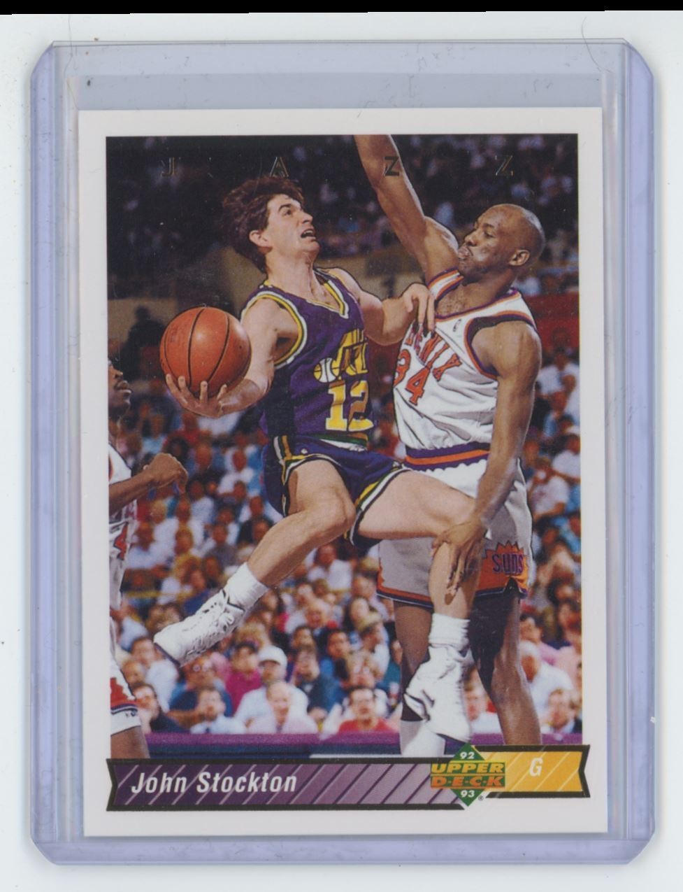 1992-93 Upper Deck John Stockton Basketball Card Utah Jazz #116