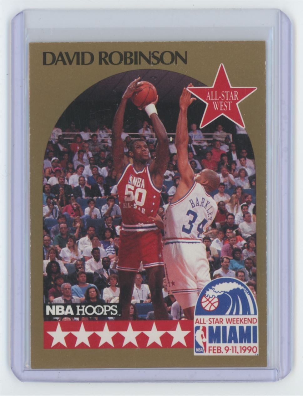 1990-91 Hoops David Robinson Basketball Card San Antonio Spurs #24