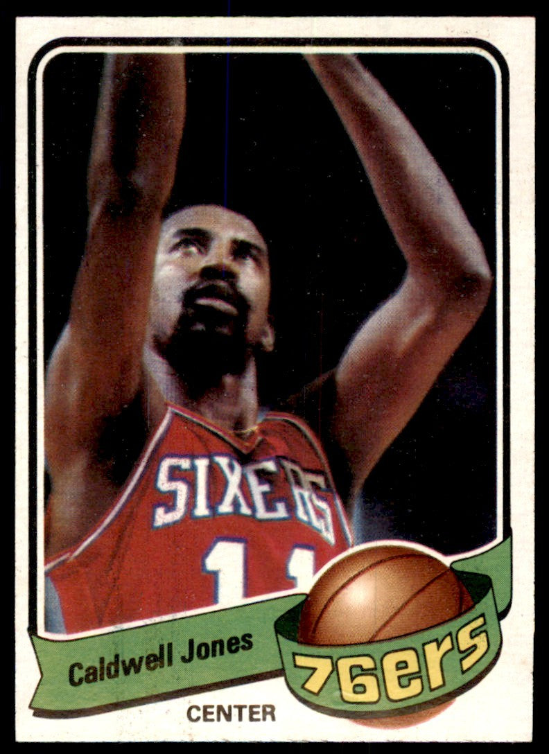 1979-80 TOPPS CALDWELL JONES PHILADELPHIA 76ERS #33 (T104)