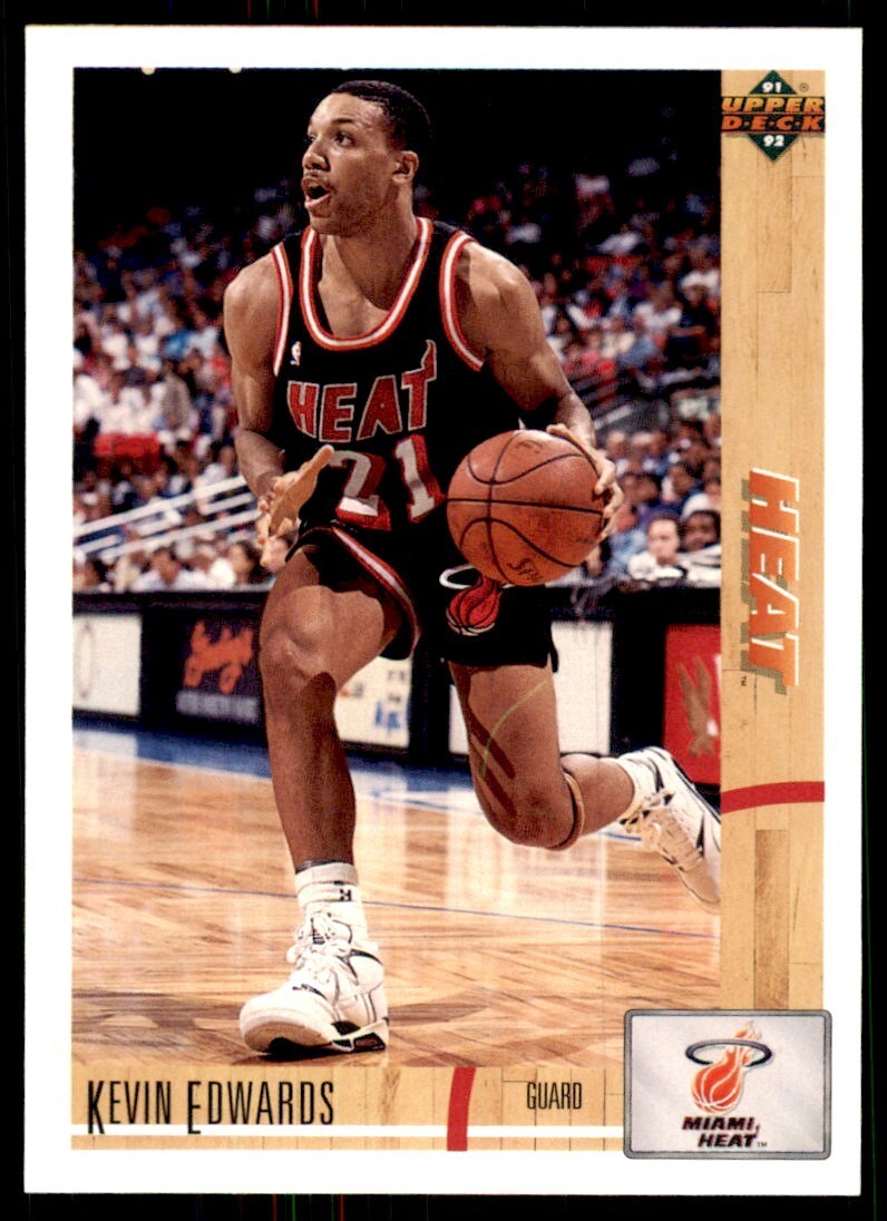 1991-92 Upper Deck Kevin Edwards Basketball Cards #141