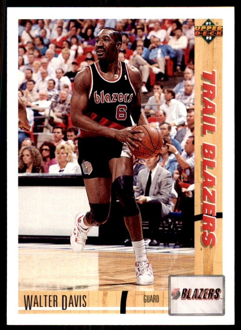 1991-92 Upper Deck Walter Davis Basketball Cards #380