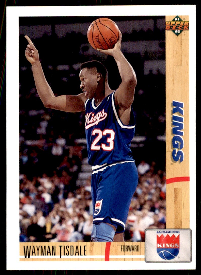 1991-92 Upper Deck Wayman Tisdale Basketball Cards #372