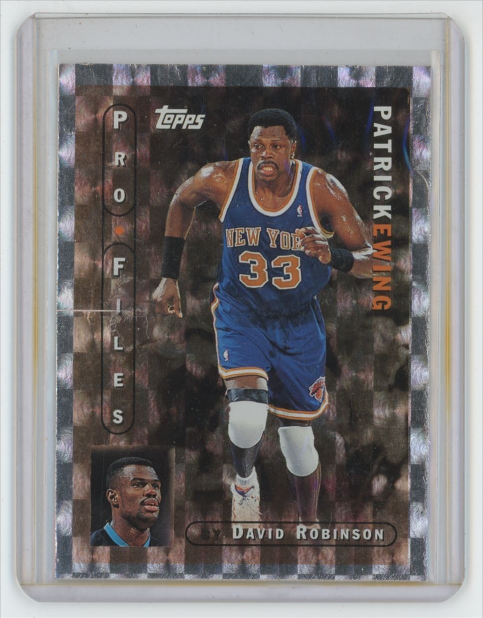 1996-97 Topps ProFiles Patrick Ewing Basketball Card San Antonio Spurs #PF-8