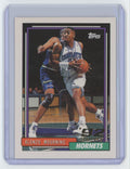 1992-93 Topps Alonzo Mourning Basketball Card Charlotte Hornets #393