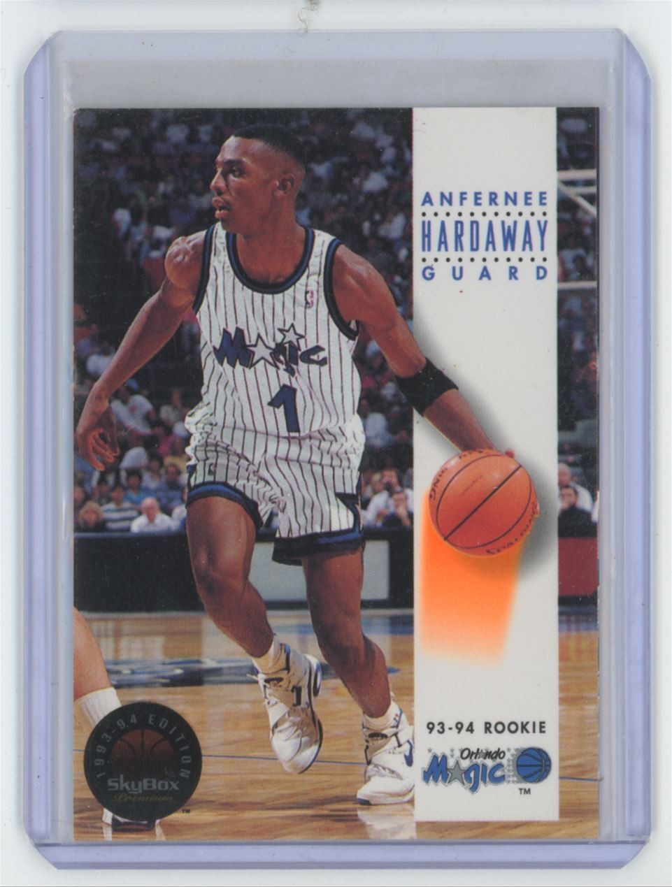 1993-94 SkyBox Anfernee Hardaway Rookie Basketball Card Orlando Magic #259