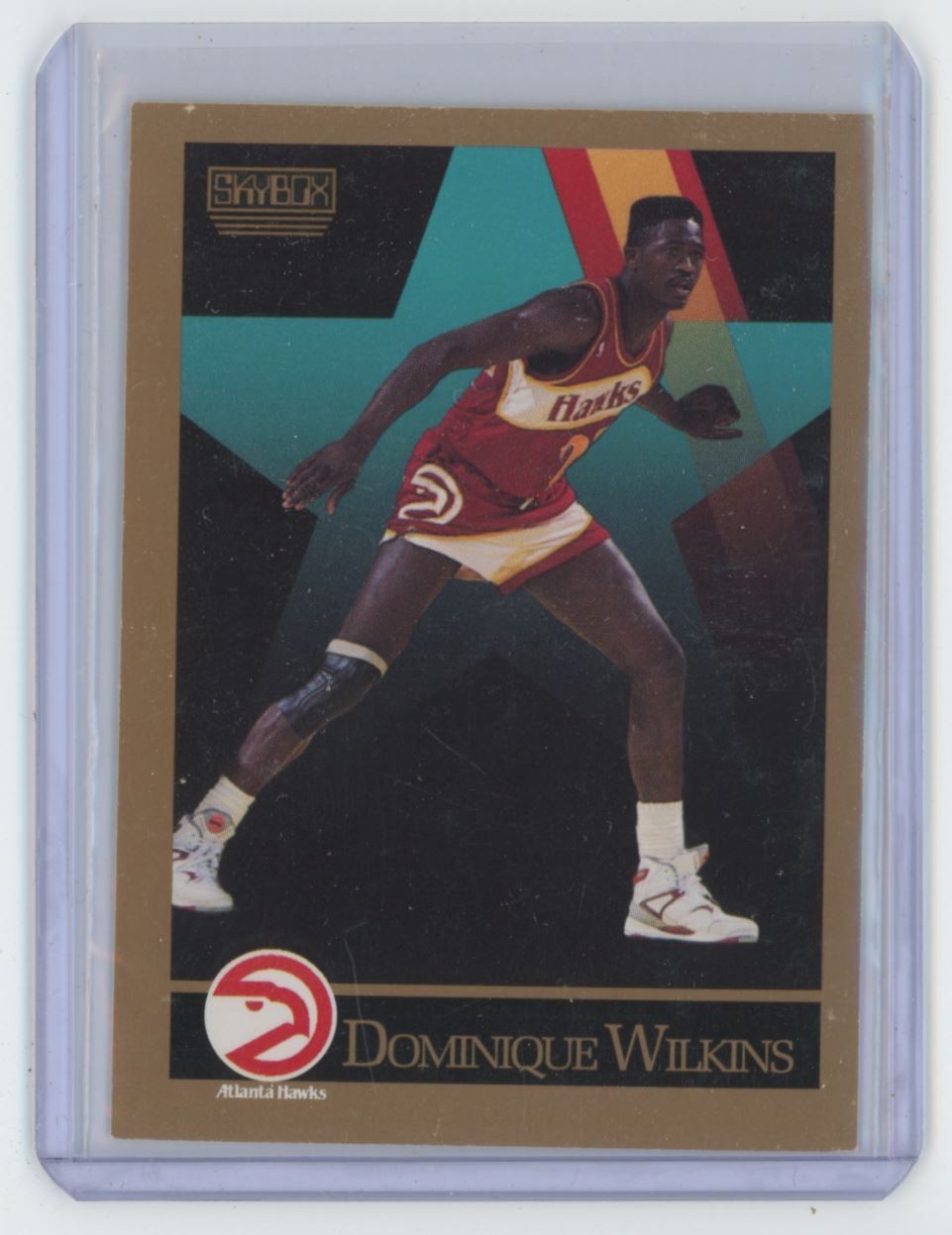 1990-91 SkyBox Dominique Wilkins Basketball Card Atlanta Hawks #11