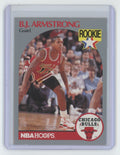 1990-91 Hoops B.J. Armstrong Basketball Card Chicago Bulls #60