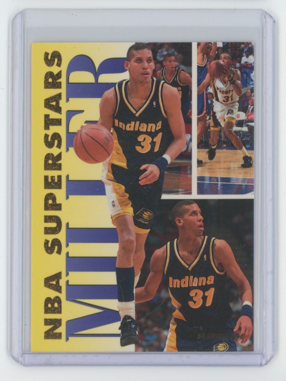 1993-94 Fleer Reggie Miller Basketball Card Indiana Pacers #12
