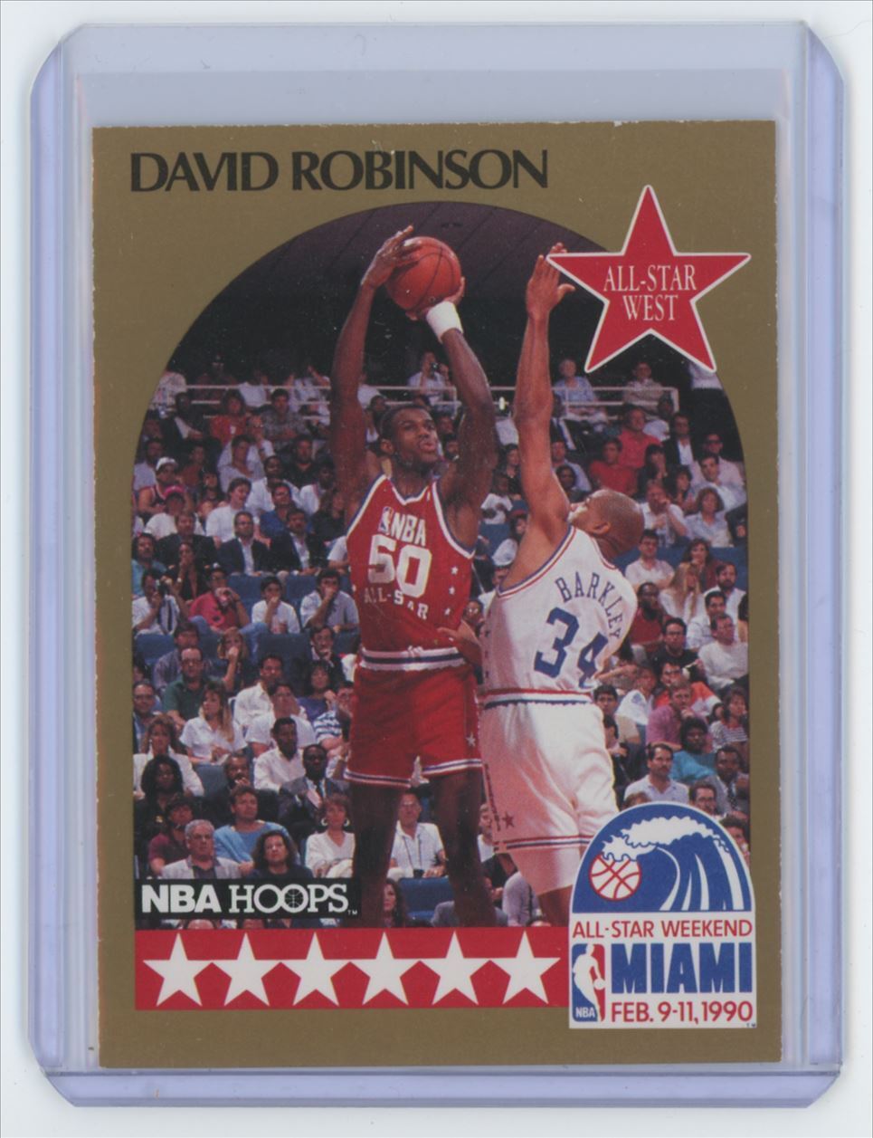 1990-91 Hoops David Robinson Card San Antonio Spurs #24