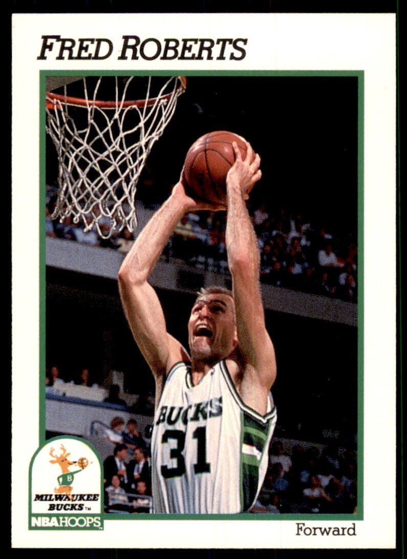 1991-92 NBA Hoops Fred Roberts Basketball Cards #119