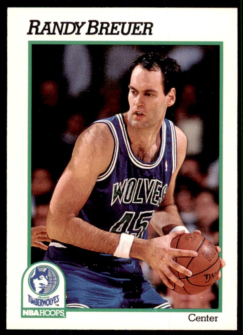 1991-92 NBA Hoops Randy Breuer Basketball Cards #123