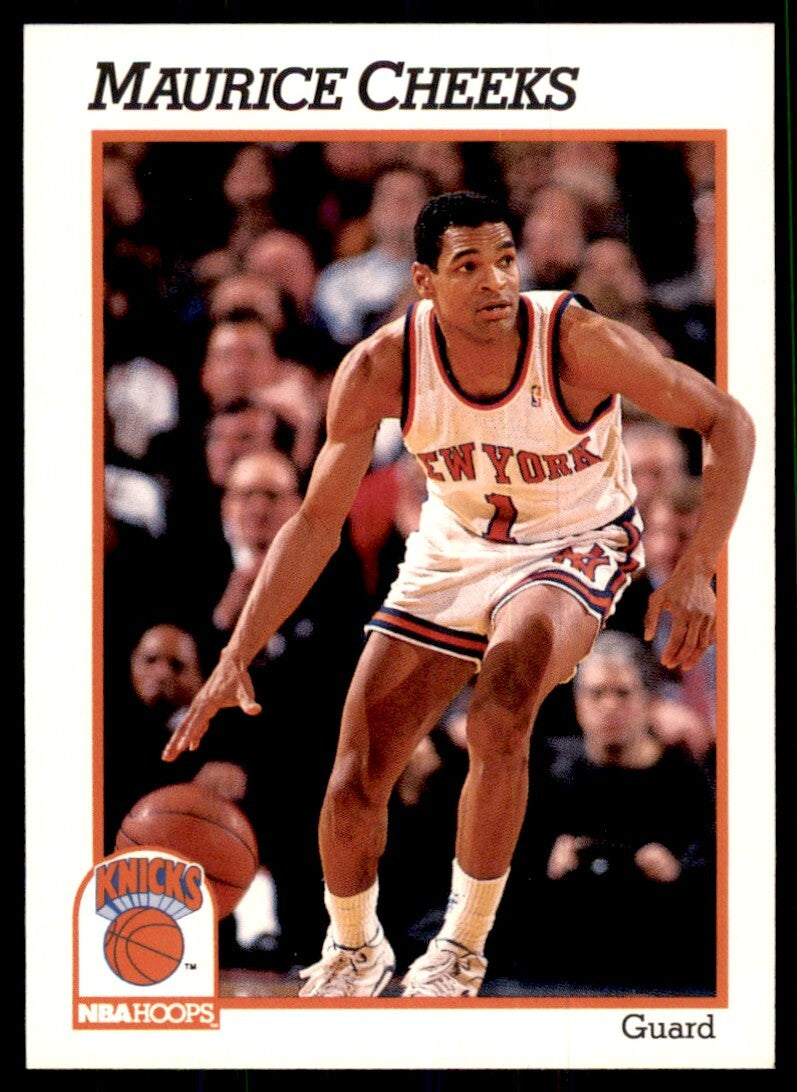 1991-92 NBA Hoops Maurice Cheeks Basketball Cards #139