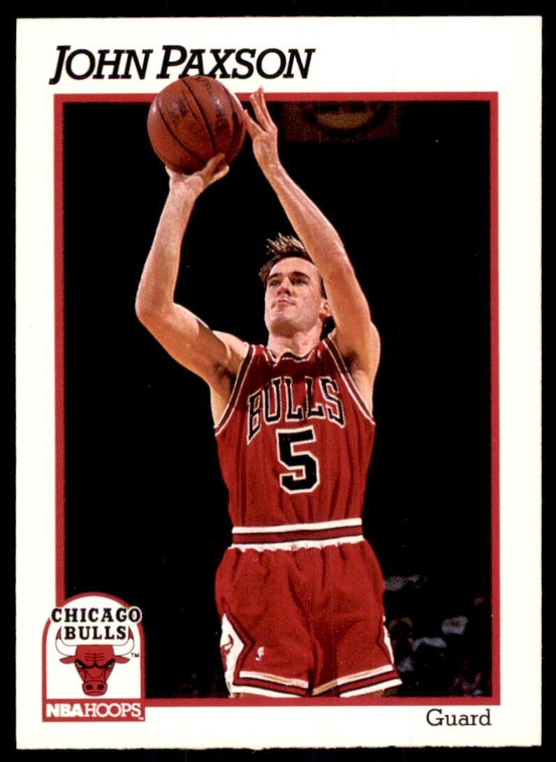 1991-92 NBA Hoops John Paxson Basketball Cards #33