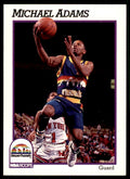 1991-92 NBA Hoops Michael Adams Basketball Cards #51