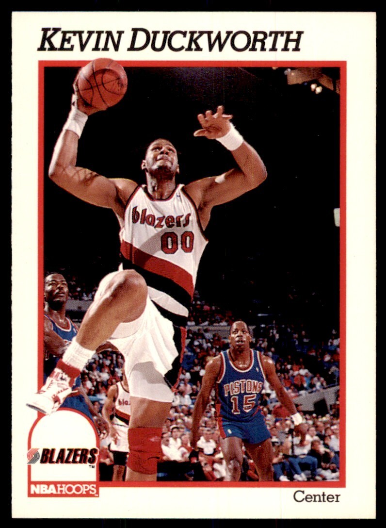 1991-92 Hoops Kevin Duckworth Portland Trail Blazers #175