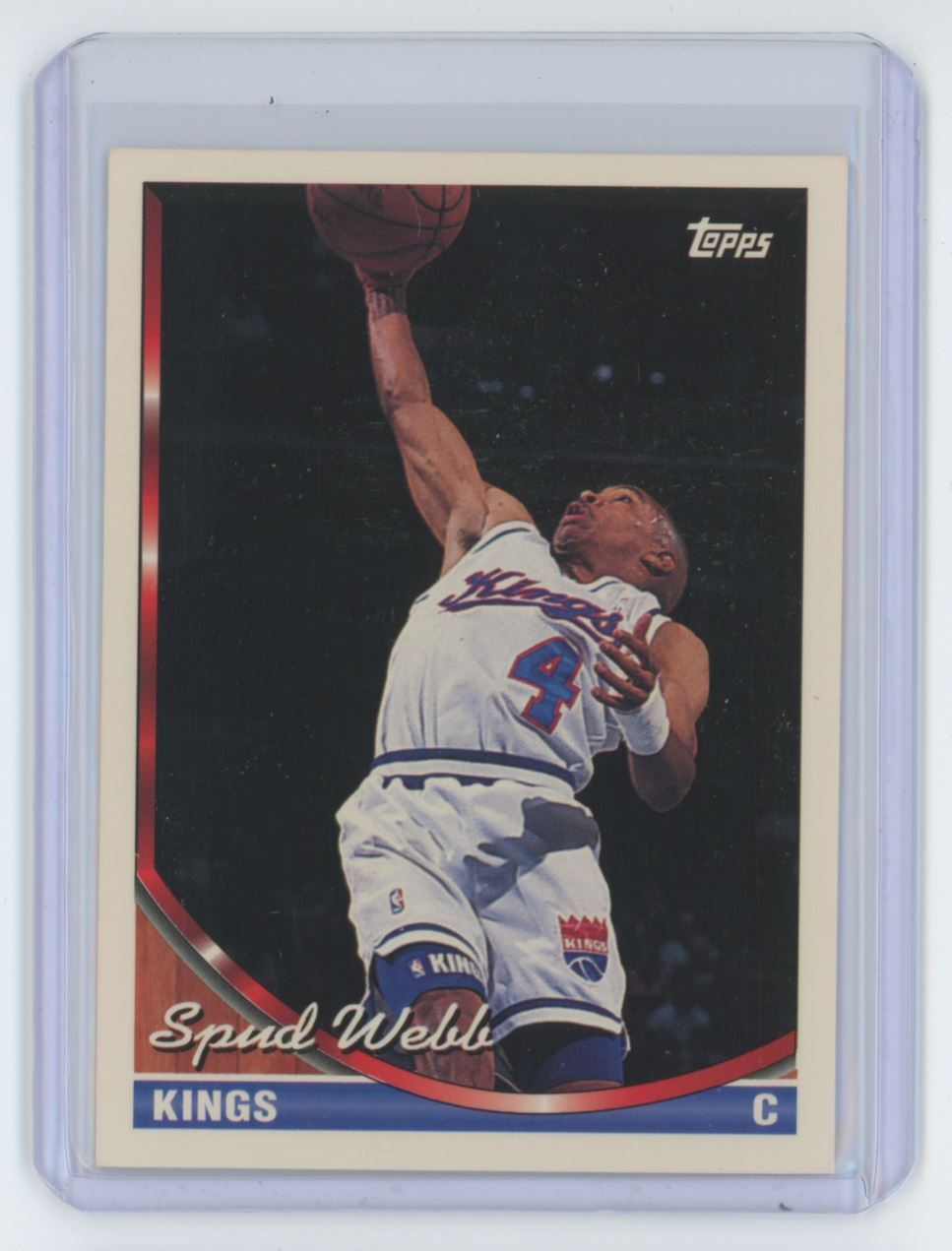 1993-94 Topps Spud Webb A Basketball Card #169