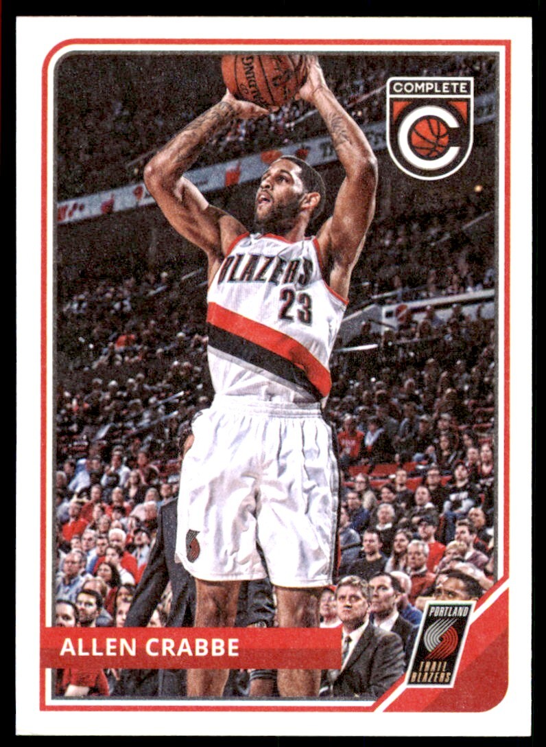2015-16 Panini Complete. Allen Crabbe Portland Trail Blazers #44