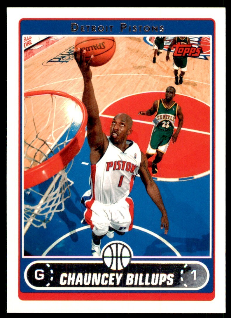 2006-07 Topps Chauncey Billups Detroit Pistons #5