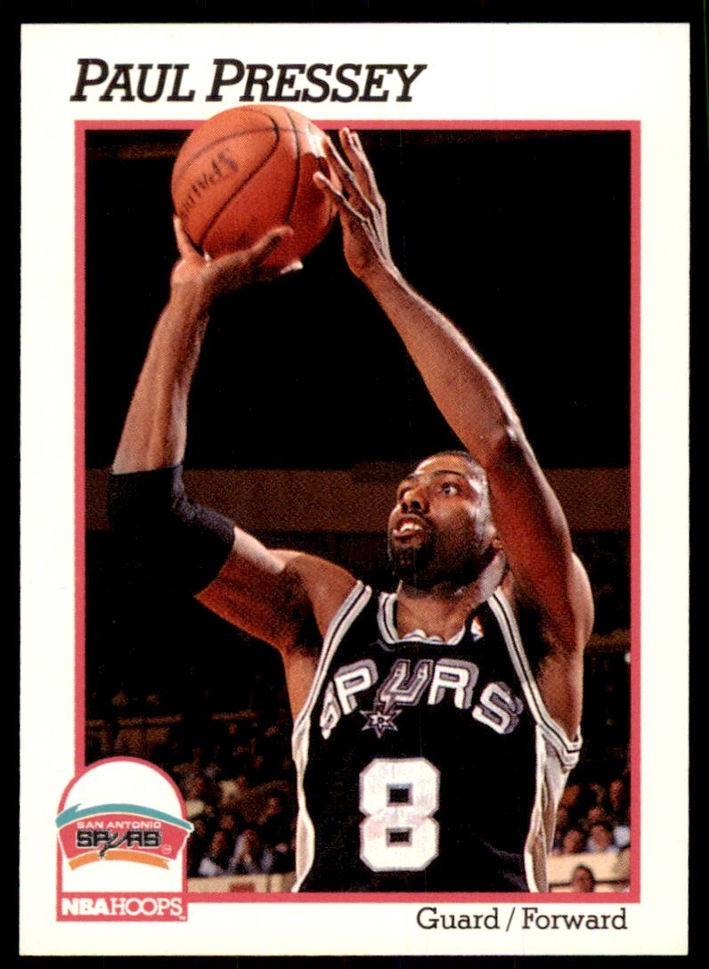 1991-92 Hoops Paul Pressey San Antonio Spurs #193