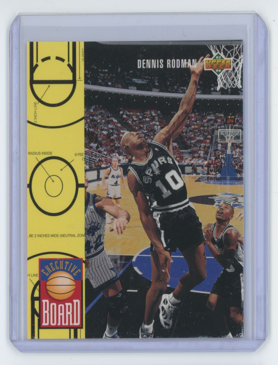 1993-94 Upper Deck Dennis Rodman Basketball Card #421