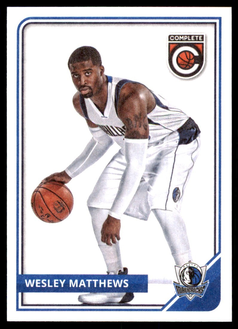 2015-16 Panini Complete. Wesley Matthews 100 Dallas Mavericks #30