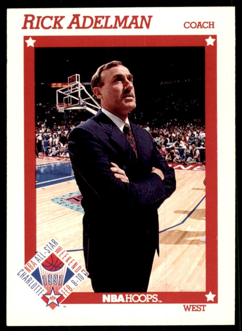 1991-92 Hoops Rick Adelman Portland Trail Blazers #273
