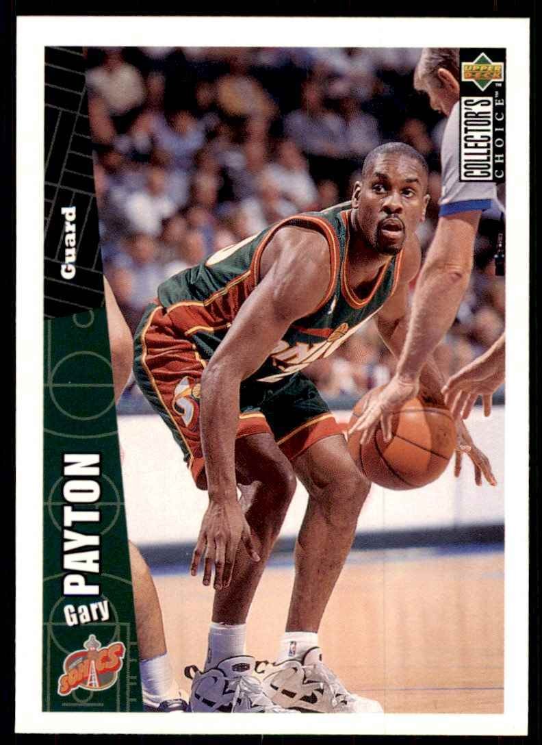 1996-97 Upper Deck Gary Payton Basketball Cards #335