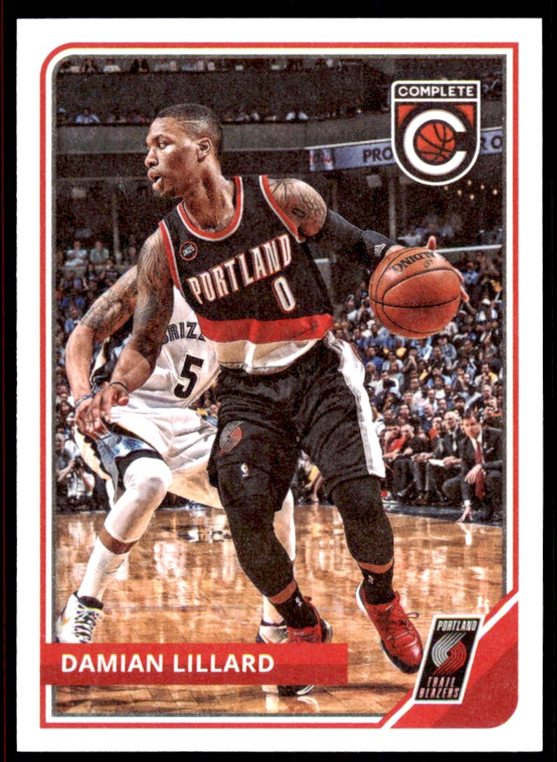 2015-16 Panini Complete: Damian Lillard Portland Trail Blazers #92