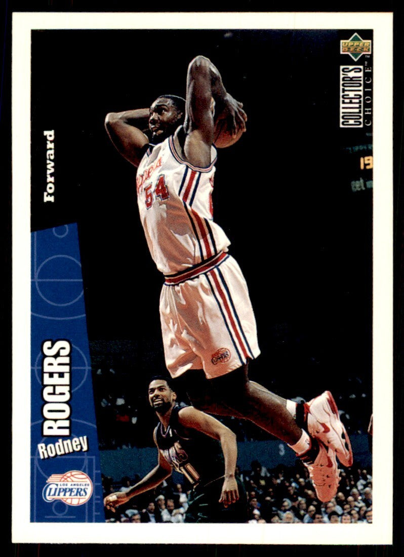 1996-97 Upper Deck Rodney Rogers A Basketball Cards #69