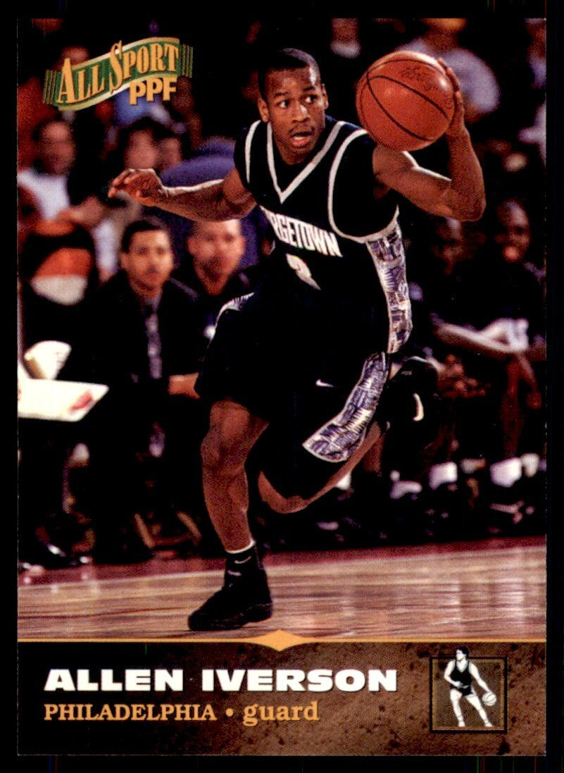 1996-97 Score Board All Sport Allen Iverson Basketball Card #7
