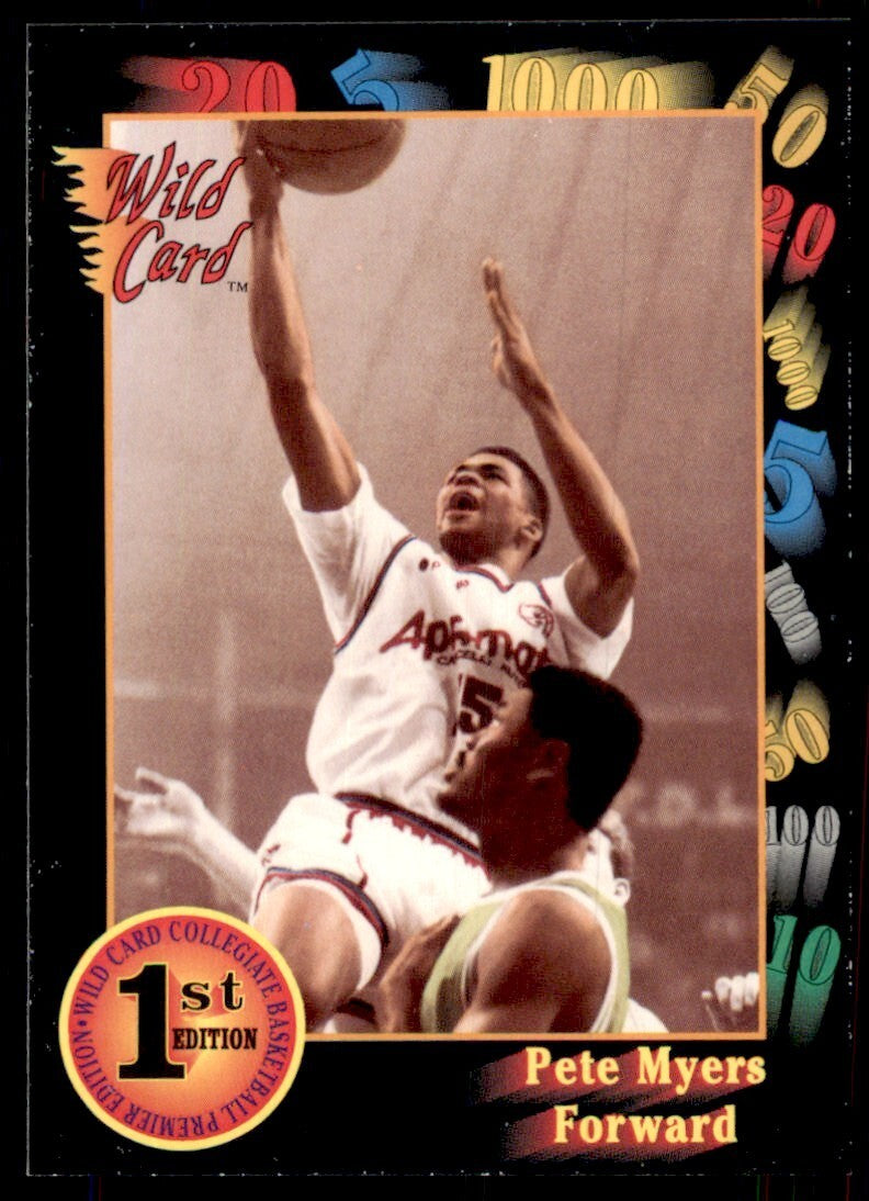 1992-93 Wild Card Pete Myers Basketball Cards #66