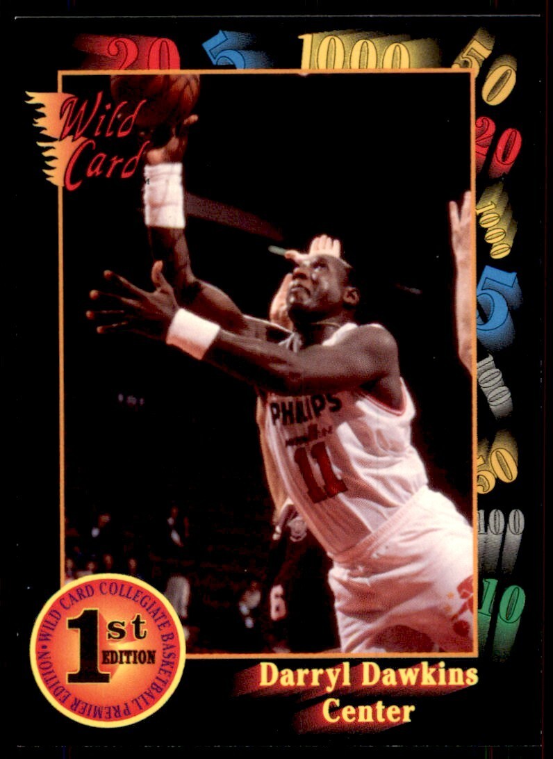 1992-93 Wild Card Darryl Dawkins Basketball Cards #69