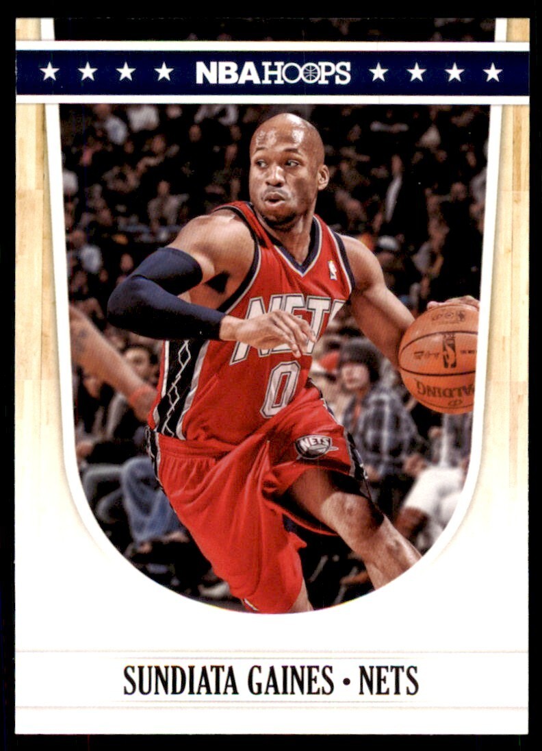 2011-12 Hoops Sundiata Gaines 100 New Jersey Nets #144