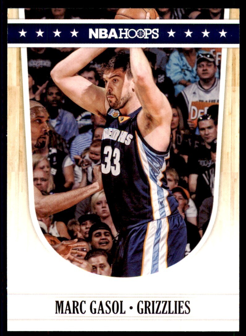 2011-12 NBA Hoops. Marc Gasol Memphis Grizzlies #106