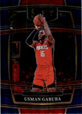 2021-22 Panini Select Usman Garuba Rookie Basketball Card Houston Rockets #56