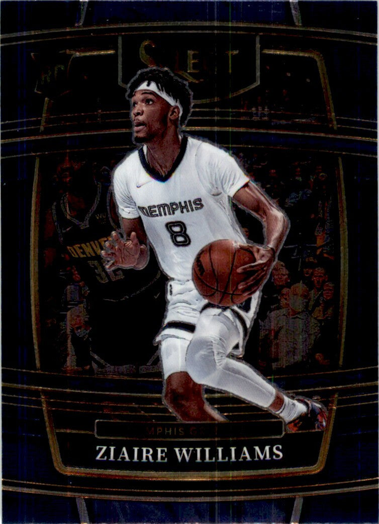 2021-22 Panini Select Ziaire Williams Rookie Basketball Card Memphis Grizzlies