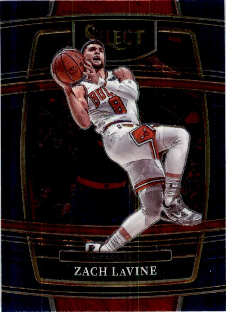 2021-22 Panini Select Zach LaVine Basketball Card Chicago Bulls #76