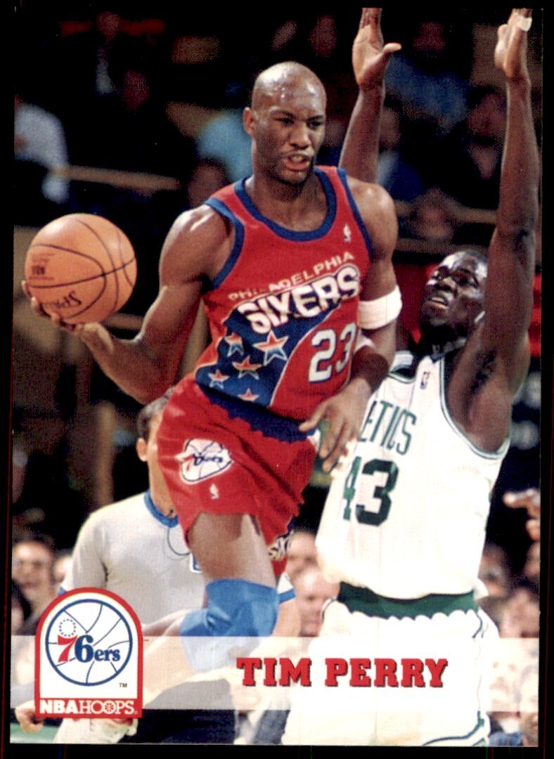 1993-94 NBA Hoops Tim Perry Basketball Cards #166