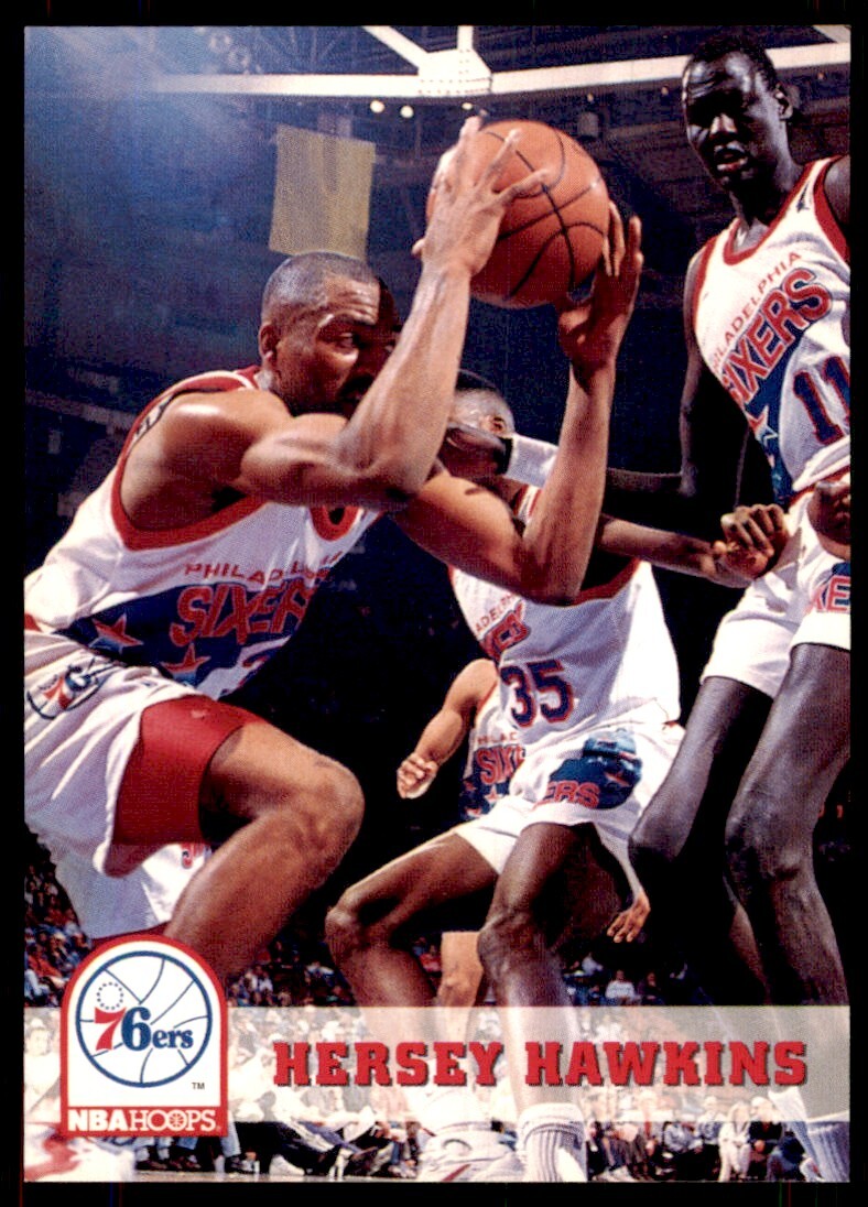 1993-94 NBA Hoops Hersey Hawkins Basketball Cards #163