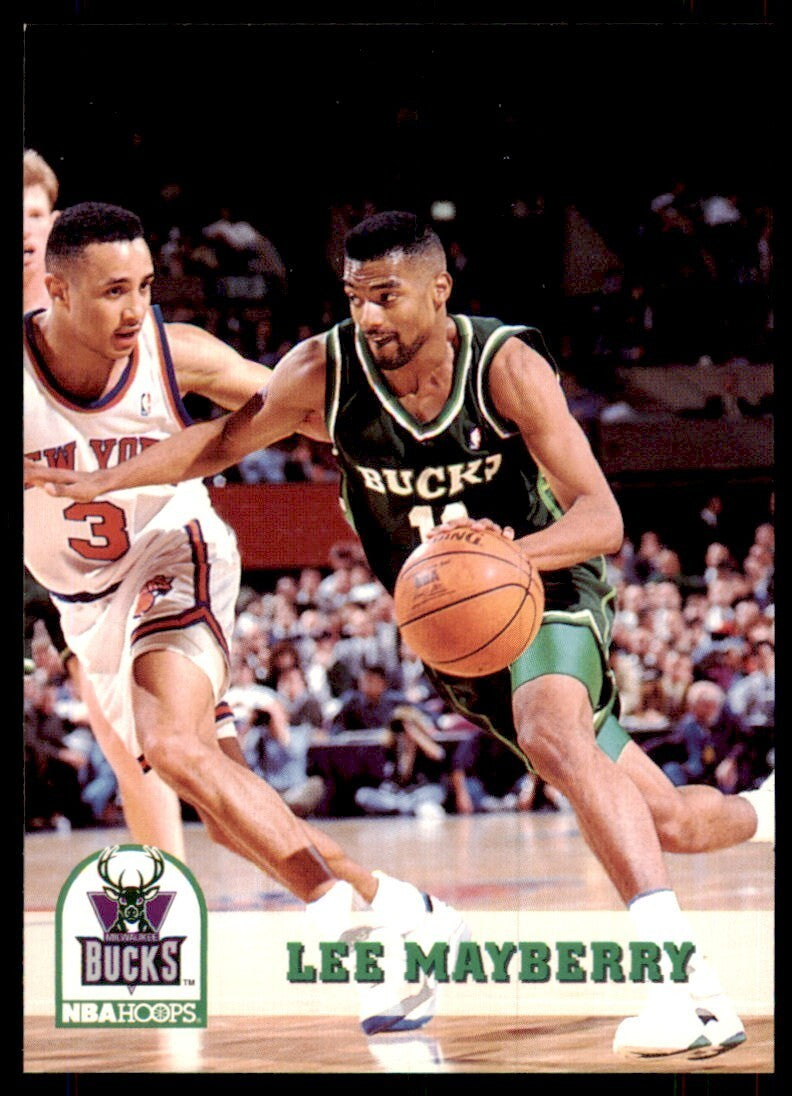 1993-94 NBA Hoops Lee Mayberry Basketball Cards #125