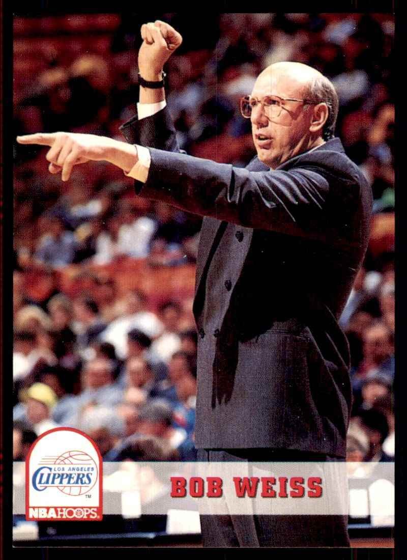 1993-94 NBA Hoops Bob Weiss Basketball Cards #241