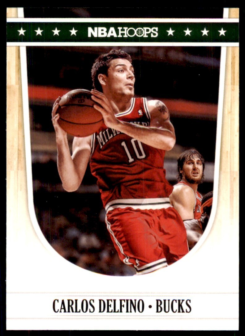 2011-12 NBA Hoops: Carlos Delfino Milwaukee Bucks #124