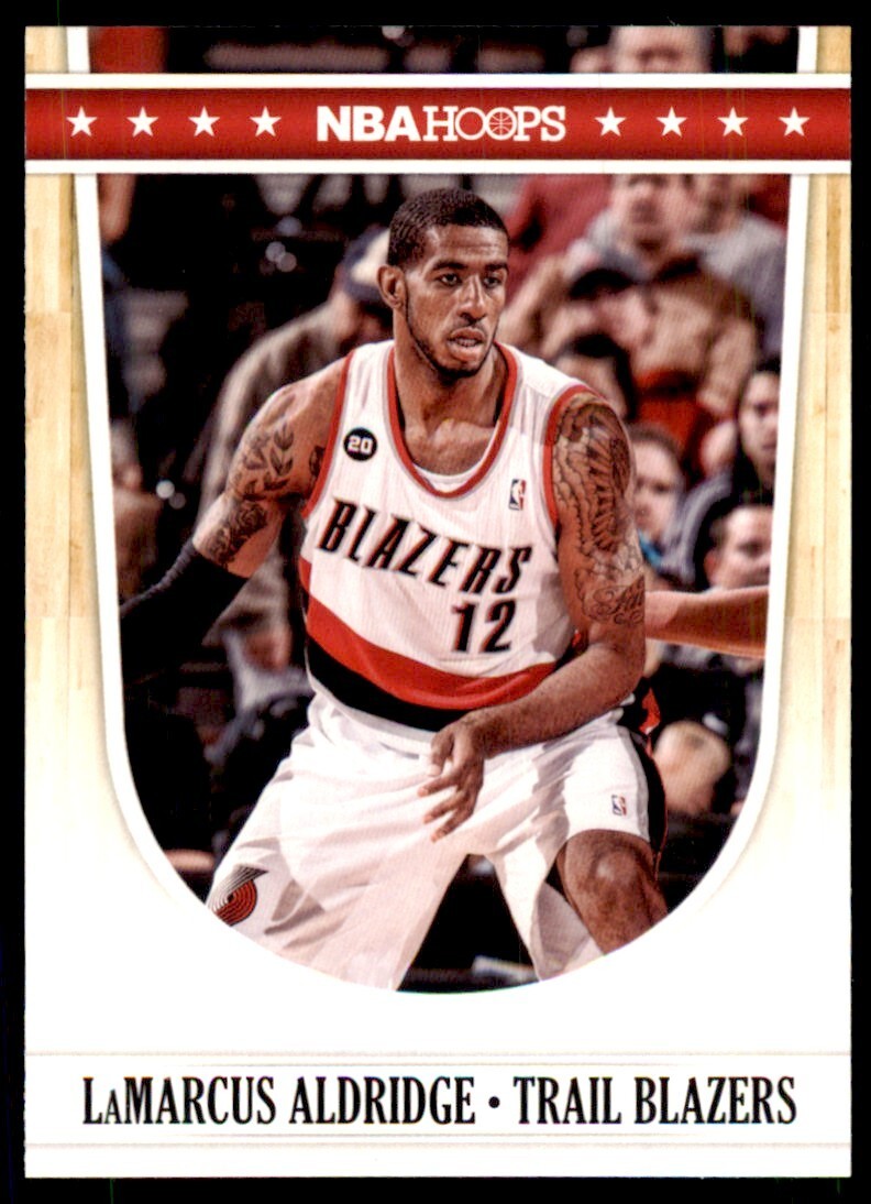 2011-12 NBA Hoops: LaMarcus Aldridge 100 Portland Trail Blazers #198
