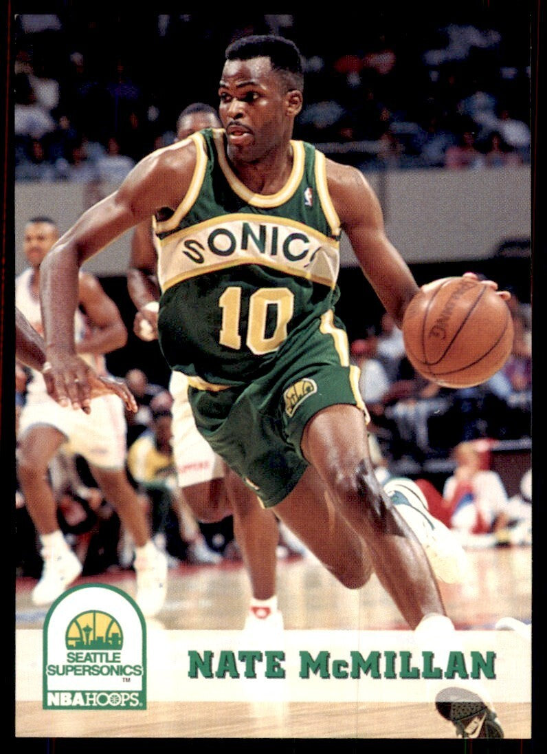 1993-94 NBA Hoops Nate McMillan Basketball Cards #209